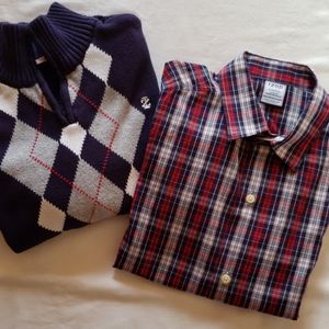 Boys Izod Shirt/Sweater Bundle